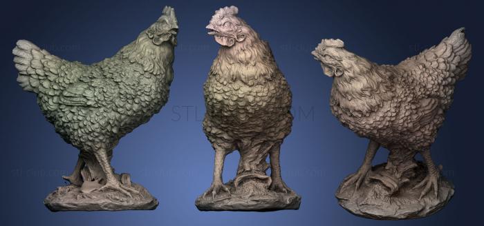 3D модель Курица (STL)